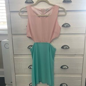 Tobi cut-out mini dress XS
